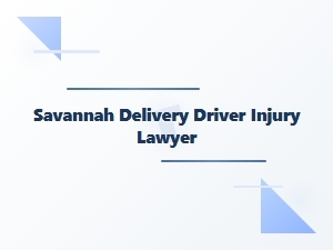 Savannah Delivery Driver Injury Lawyer