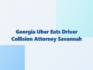 Georgia Rideshare Accident Attorney in Savannah